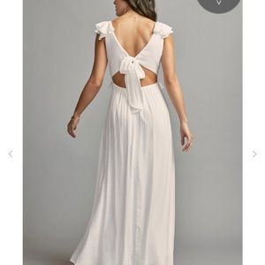 White long dress